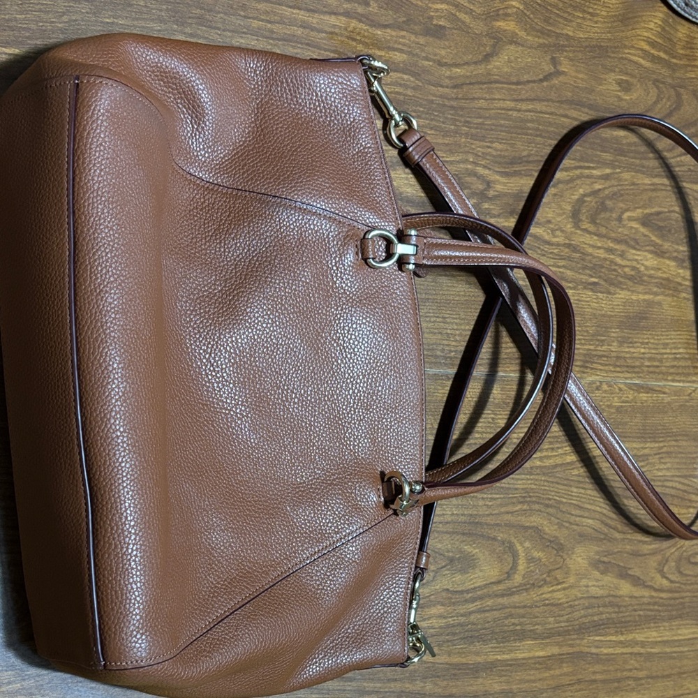 Coach New York E1957-58874 Brown Leather Shoulder Bag - Picture 7 of 9
